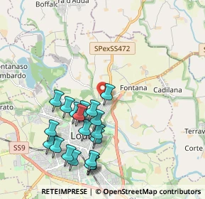 Mappa Via Cavalleggeri di Lodi, 26900 Lodi LO, Italia (2.04842)