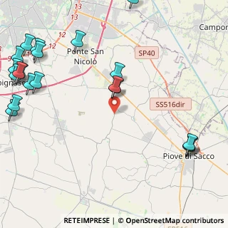 Mappa Via Belluno, 35020 Legnaro PD, Italia (6.381)