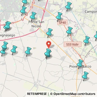 Mappa Via Belluno, 35020 Legnaro PD, Italia (6.2865)