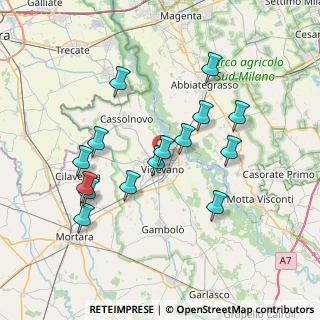 Mappa Via Orti, 27029 Vigevano PV, Italia (7.03333)