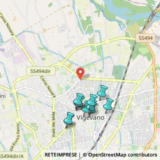 Mappa Via Orti, 27029 Vigevano PV, Italia (0.99545)
