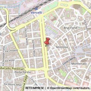 Mappa Corso Giuseppe Garibaldi, 70, 13100 Vercelli, Vercelli (Piemonte)