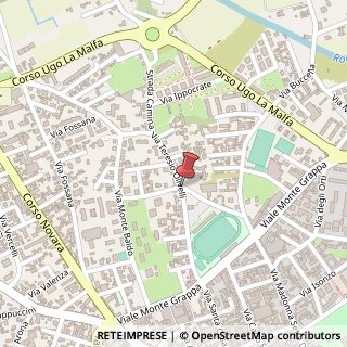 Mappa Via Teresio Olivelli,  39, 27029 Vigevano, Pavia (Lombardia)