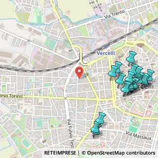 Mappa Via Vittorio Varese, 13100 Vercelli VC, Italia (0.7135)