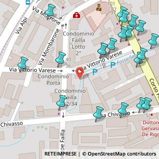 Mappa Via Vittorio Varese, 13100 Vercelli VC, Italia (0.10174)