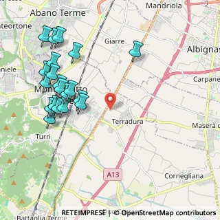 Mappa Via E. Mattei, 35020 Due Carrare PD, Italia (2.357)