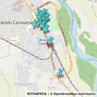 Mappa Corso Torino, 10084 Rivarolo Canavese TO, Italia (0.5065)