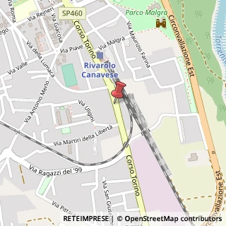 Mappa Corso torino 9, 10086 Rivarolo Canavese, Torino (Piemonte)