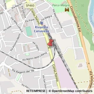 Mappa Corso Torino, 174, 10084 Rivarolo Canavese, Torino (Piemonte)