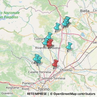 Mappa Corso Torino, 10084 Rivarolo Canavese TO, Italia (12.34182)