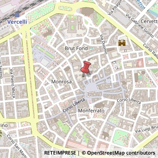Mappa Via Giuseppe Verdi, 17, 13100 Vercelli, Vercelli (Piemonte)