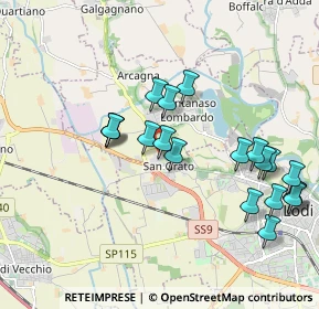 Mappa SS9, 26836 Montanaso lombardo LO, Italia (2.0145)