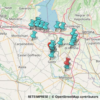 Mappa Via Sabin, 46049 Volta Mantovana MN, Italia (12.8995)