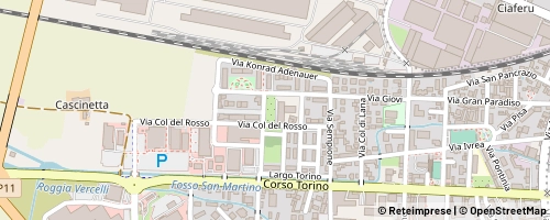 Mappa Vercelli