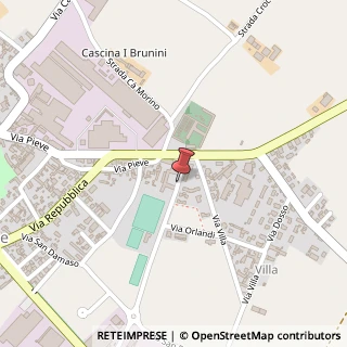 Mappa Via Pieve, 114/C, 46046 Medole, Mantova (Lombardia)