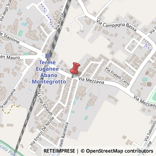 Mappa Via Alcide de Gasperi, 4, 35036 Montegrotto Terme PD, Italia, 35036 Montegrotto Terme, Padova (Veneto)