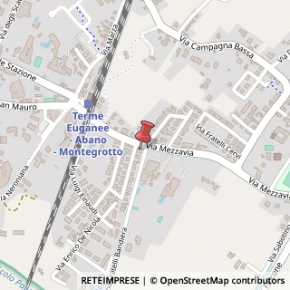 Mappa Via Mezzavia, 14, 35036 Montegrotto Terme, Padova (Veneto)