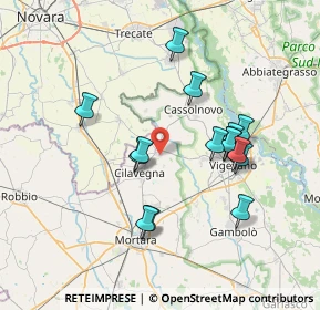 Mappa Via Cavallotti, 27020 Gravellona Lomellina PV, Italia (6.82133)