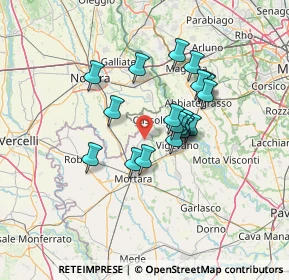 Mappa Via Cavallotti, 27020 Gravellona Lomellina PV, Italia (10.4715)