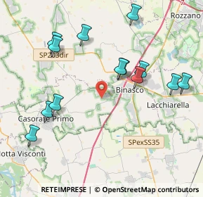 Mappa Via Sitia Yomo, 20080 Vernate MI, Italia (4.33923)