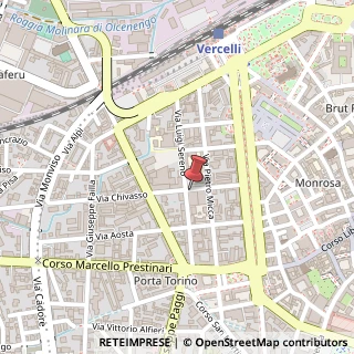 Mappa Via degli Oldoni, 21, 15030 Vercelli, Vercelli (Piemonte)