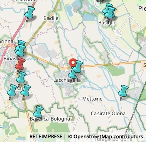 Mappa Via Togliatti, 20084 Lacchiarella MI, Italia (3.0685)