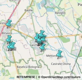 Mappa Via Togliatti, 20084 Lacchiarella MI, Italia (1.6025)