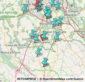 Mappa Via Togliatti, 20084 Lacchiarella MI, Italia (8.435)