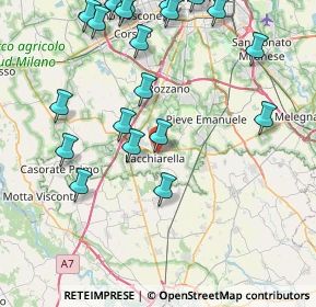 Mappa Via Togliatti, 20084 Lacchiarella MI, Italia (9.9185)