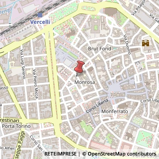 Mappa Via Carlo Dionisotti, 31, 13100 Vercelli, Vercelli (Piemonte)