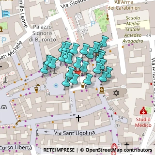 Mappa Via Vincenzo Gioberti, 13100 Vercelli VC, Italia (0.03667)
