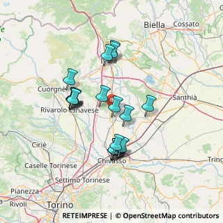 Mappa Via Ruffinelli, 10010 Candia Canavese TO, Italia (12.511)