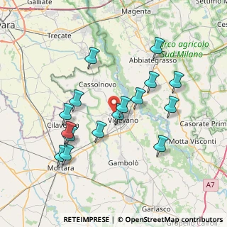 Mappa Strada Battù, 27029 Vigevano PV, Italia (7.31)