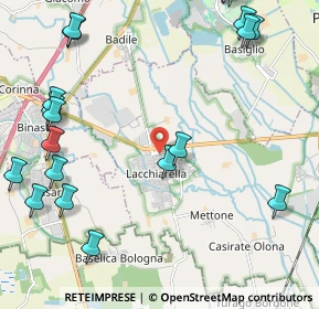 Mappa Via Giosuè Carducci, 20084 Lacchiarella MI, Italia (3.0115)