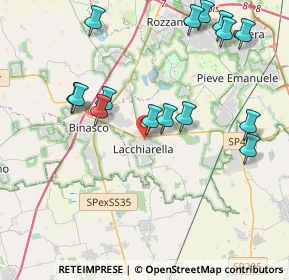 Mappa Via Giosuè Carducci, 20084 Lacchiarella MI, Italia (4.42533)