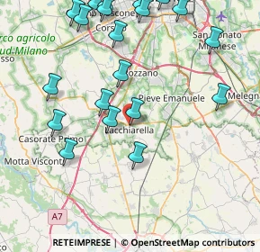 Mappa Via Giosuè Carducci, 20084 Lacchiarella MI, Italia (9.854)