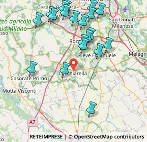 Mappa Via Giosuè Carducci, 20084 Lacchiarella MI, Italia (8.9495)
