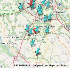 Mappa Via Giosuè Carducci, 20084 Lacchiarella MI, Italia (8.446)