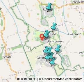 Mappa Via Nojedo, 20080 Bubbiano MI, Italia (1.66)