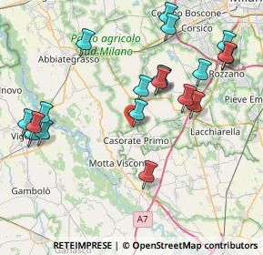 Mappa Via Nojedo, 20080 Bubbiano MI, Italia (8.917)