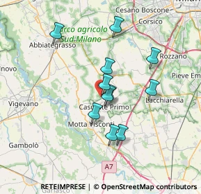 Mappa Via Nojedo, 20080 Bubbiano MI, Italia (5.72909)