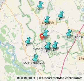 Mappa Via Nojedo, 20080 Bubbiano MI, Italia (3.29909)