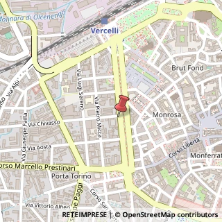 Mappa Corso Giuseppe Garibaldi, 45, 13100 Vercelli, Vercelli (Piemonte)