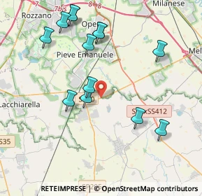 Mappa Via Emilia, 27010 Siziano PV, Italia (4.23154)