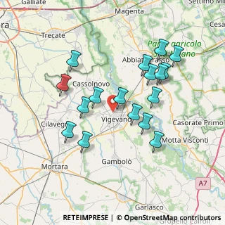 Mappa Via Sorrento Luigi, 27029 Vigevano PV, Italia (6.95706)