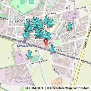 Mappa Via Antonio Gramsci, 26838 Tavazzano con Villavesco LO, Italia (0.2)