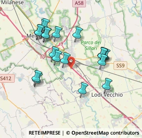 Mappa 20070 Melegnano MI, Italia (3.63)