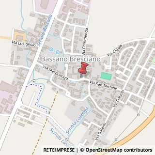 Mappa Piazza Roma, 2, 25020 Bassano Bresciano, Brescia (Lombardia)