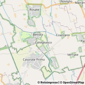 Mappa Calvignasco