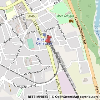 Mappa Corso Torino, 156, 10086 Rivarolo Canavese, Torino (Piemonte)